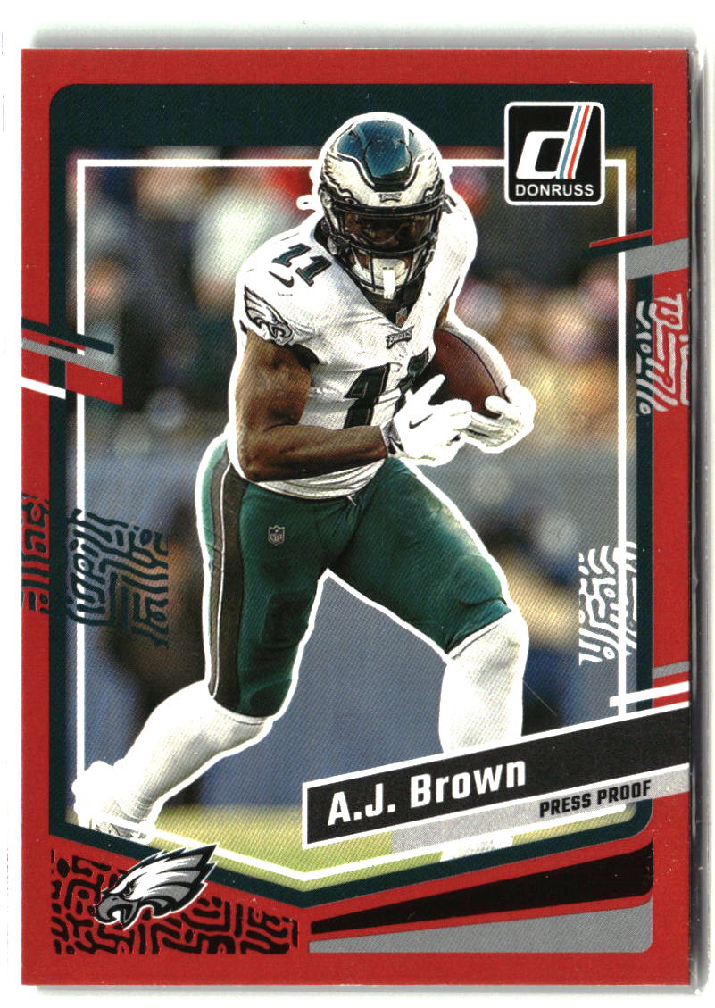 A.J. Brown 2023 Donruss Press Proof Red #236