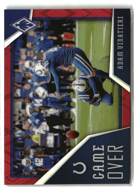 Adam Vinatieri 2020 Panini Phoenix Game Over Red #10 #/299