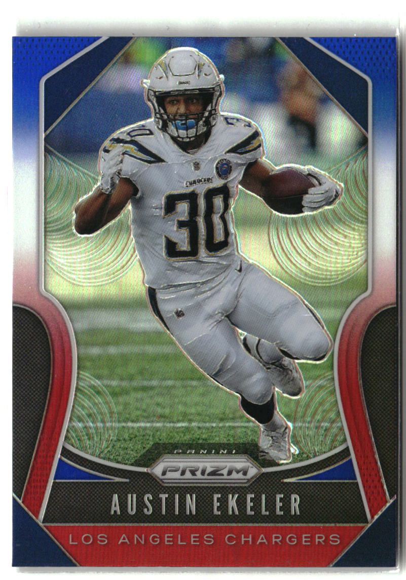 Austin Ekeler 2019 Panini Prizm Red White and Blue #222