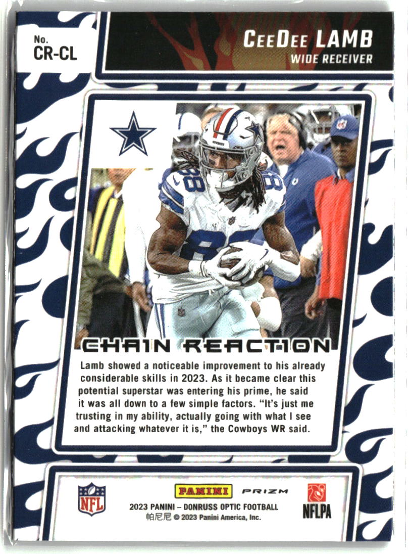 CeeDee Lamb 2023 Donruss Optic Chain Reaction #CR-CL