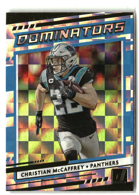 Christian McCaffrey 2020 Donruss Dominators #D-CM
