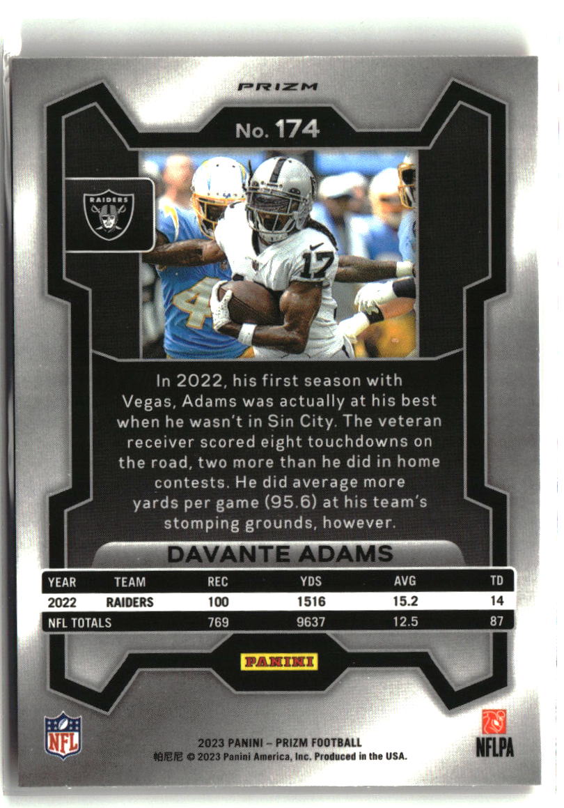 Davante Adams 2023 Panini Prizm Lazer #174
