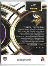 Justin Jefferson 2023 Panini Select #175