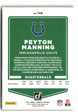 Peyton Manning 2021 Donruss Press Proof Red No Helmet #148b