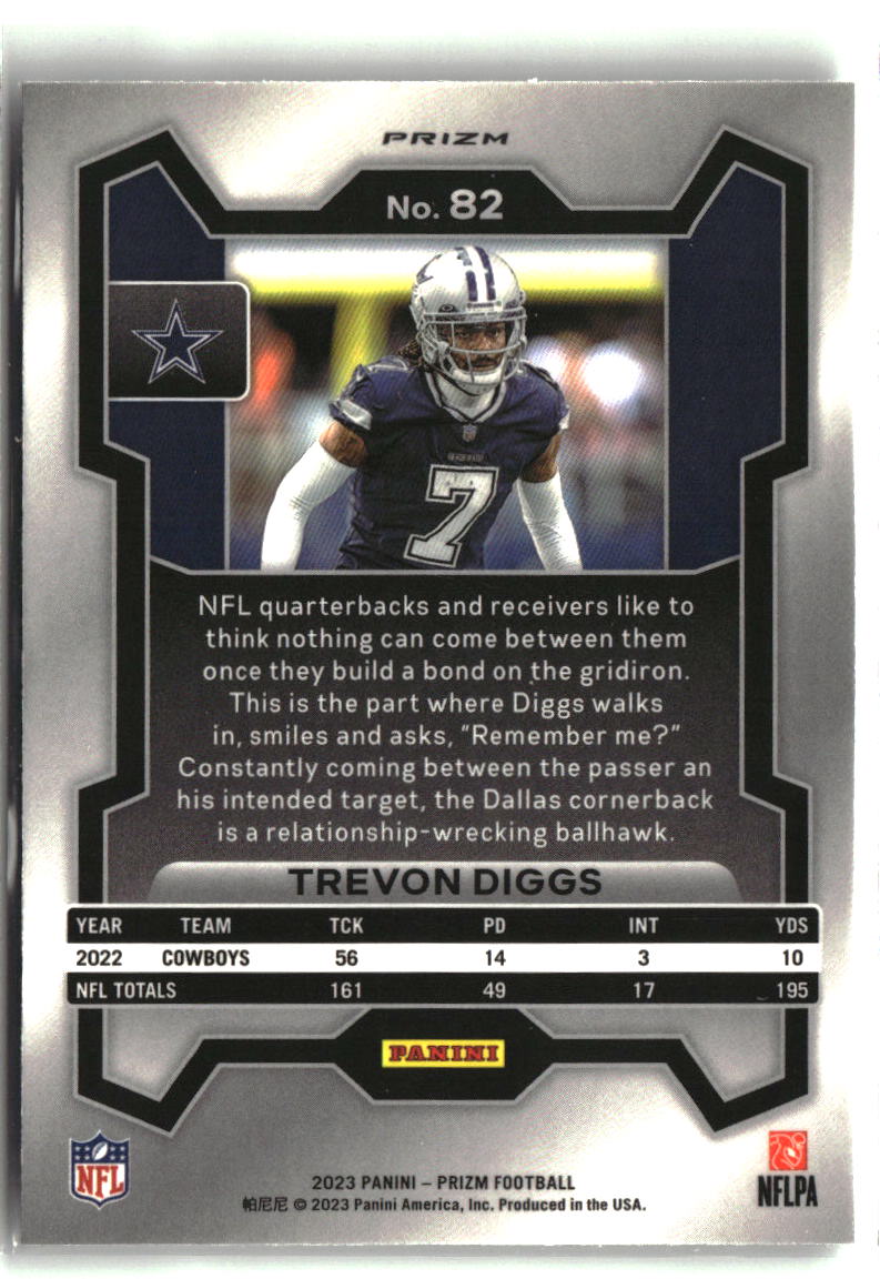 Trevon Diggs 2023 Panini Prizm Silver #82