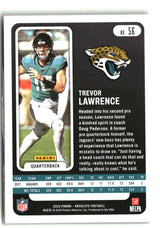 Trevor Lawrence 2022 Panini Absolute Green #56