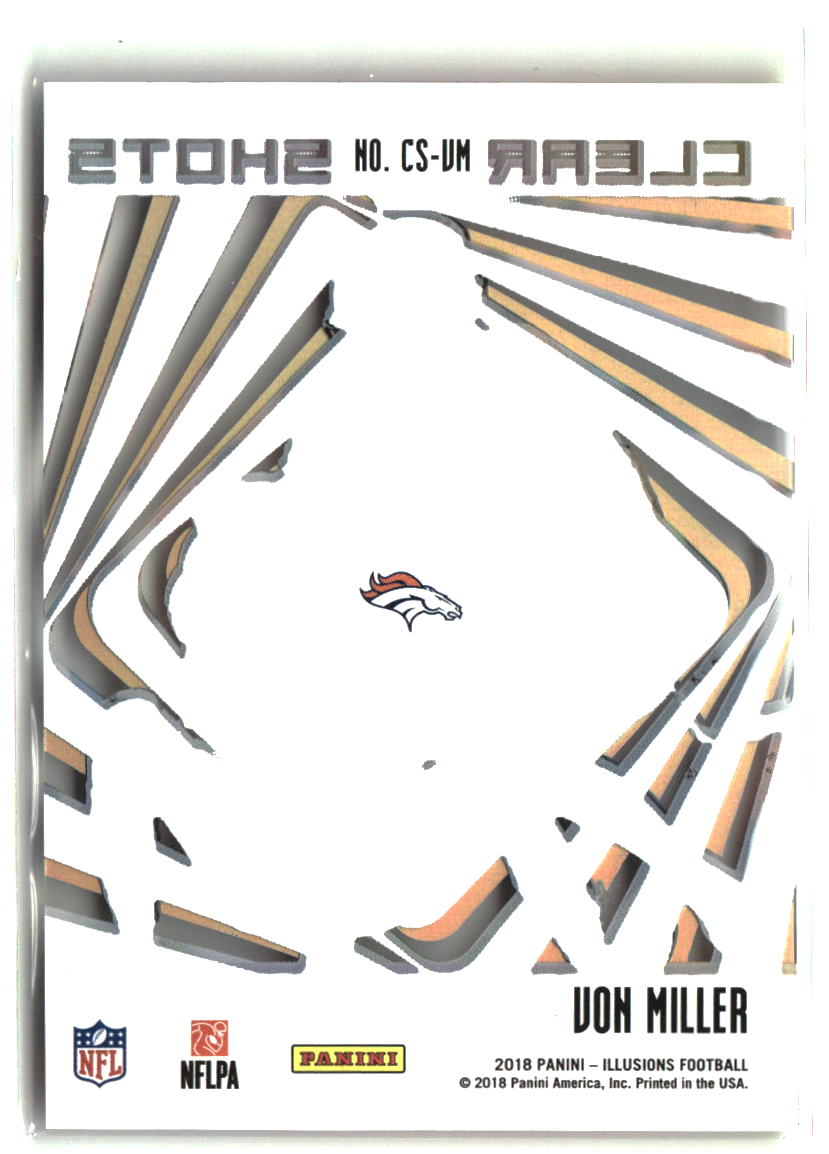 Von Miller 2018 Panini Illusions Clear Shots #CS-VM