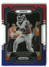 Xavier McKinney 2023 Panini Prizm Red White and Blue #226
