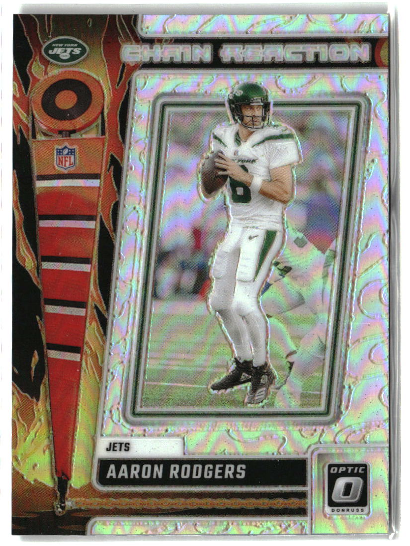 Aaron Rodgers 2023 Donruss Optic Chain Reaction #CR-AR