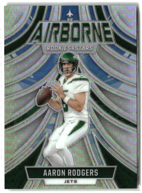 Aaron Rodgers 2024 Panini Rookies & Stars Airborne Silver #A-ARS