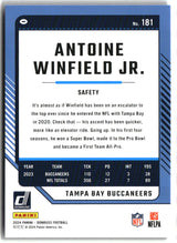 Antoine Winfield Jr. 2024 Donruss Press Proof Purple #181