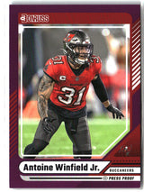 Antoine Winfield Jr. 2024 Donruss Press Proof Purple #181