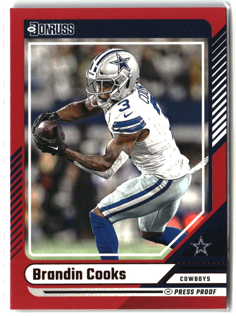 Brandin Cooks 2024 Donruss Press Proof Red #297