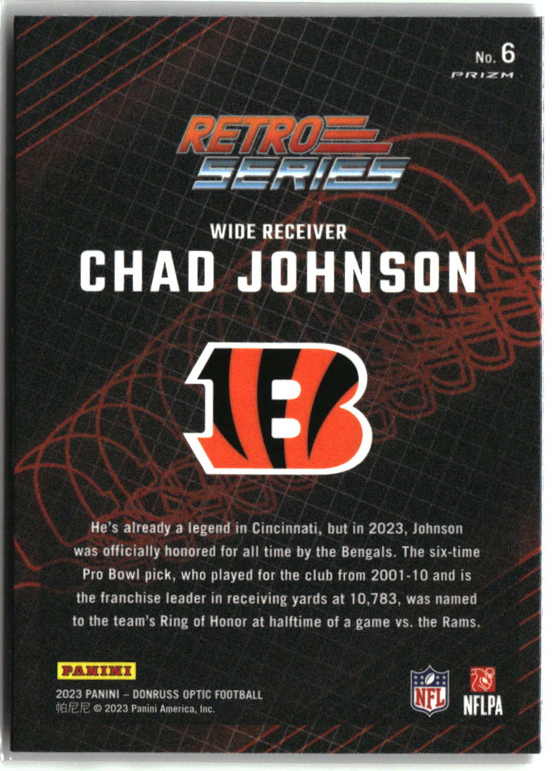 Chad Johnson 2023 Donruss Optic Retro Series #6