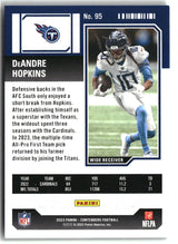 DeAndre Hopkins 2023 Panini Contenders Opening Kickoff (Green Laser) Ticket #95