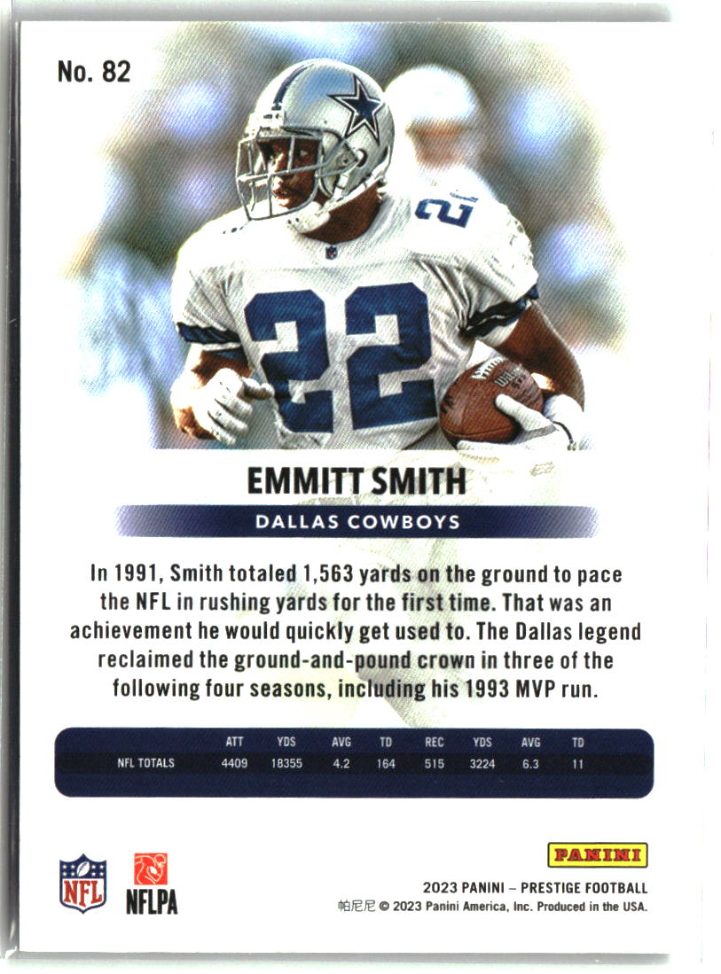 Emmitt Smith 2023 Panini Prestige Xtra Points Diamond #82