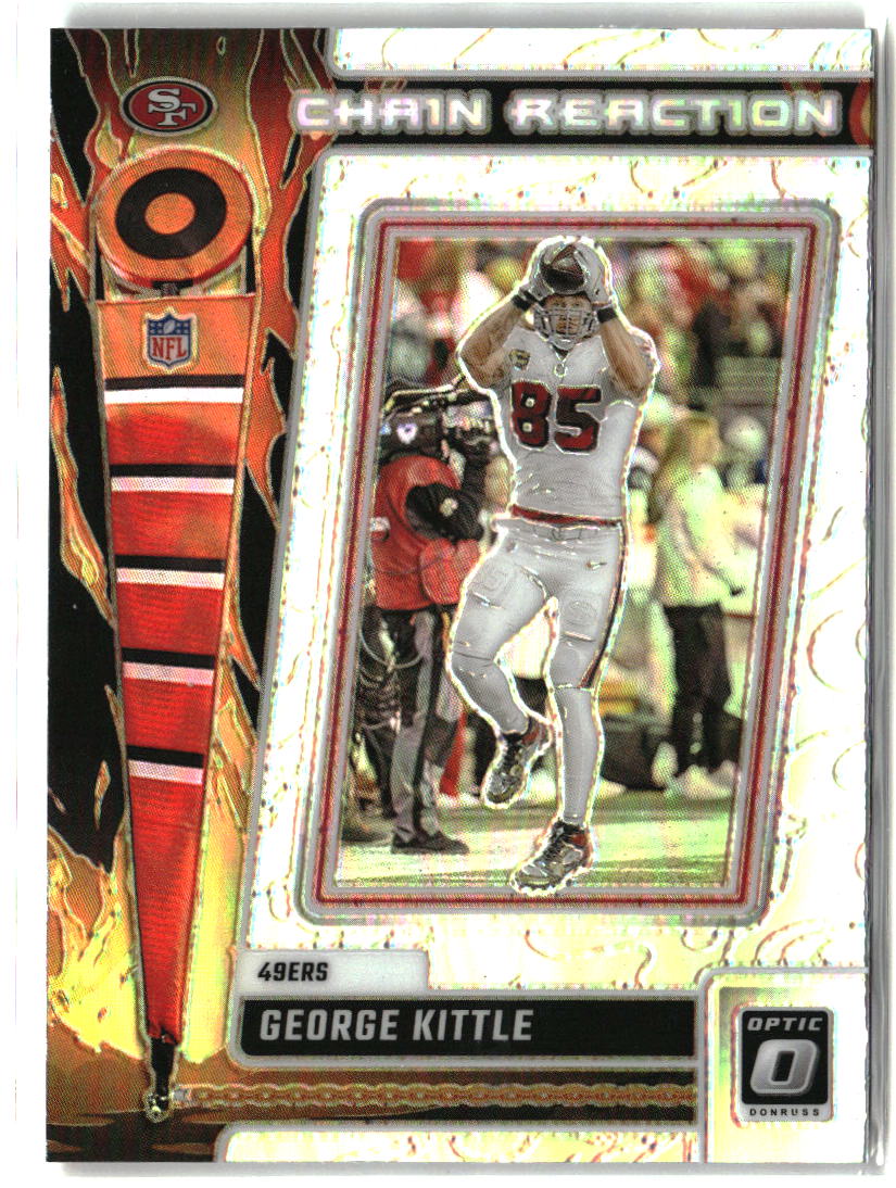 George Kittle 2023 Donruss Optic Chain Reaction #CR-GK