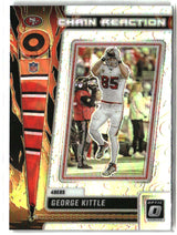 George Kittle 2023 Donruss Optic Chain Reaction #CR-GK