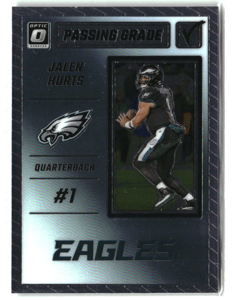 Jalen Hurts 2023 Donruss Optic Passing Grade #PG-JH