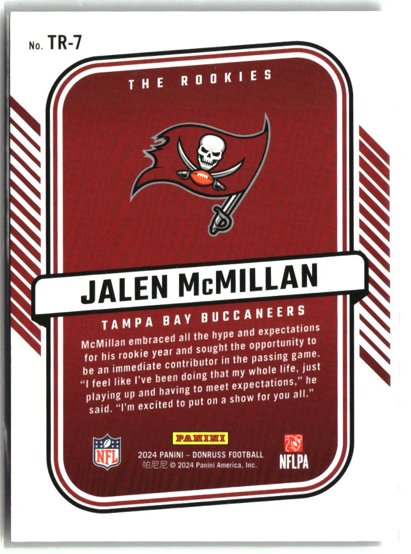 Jalen McMillan 2024 Donruss The Rookies #TR-7
