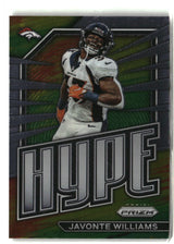 Javonte Williams 2022 Panini Prizm Hype #H-11