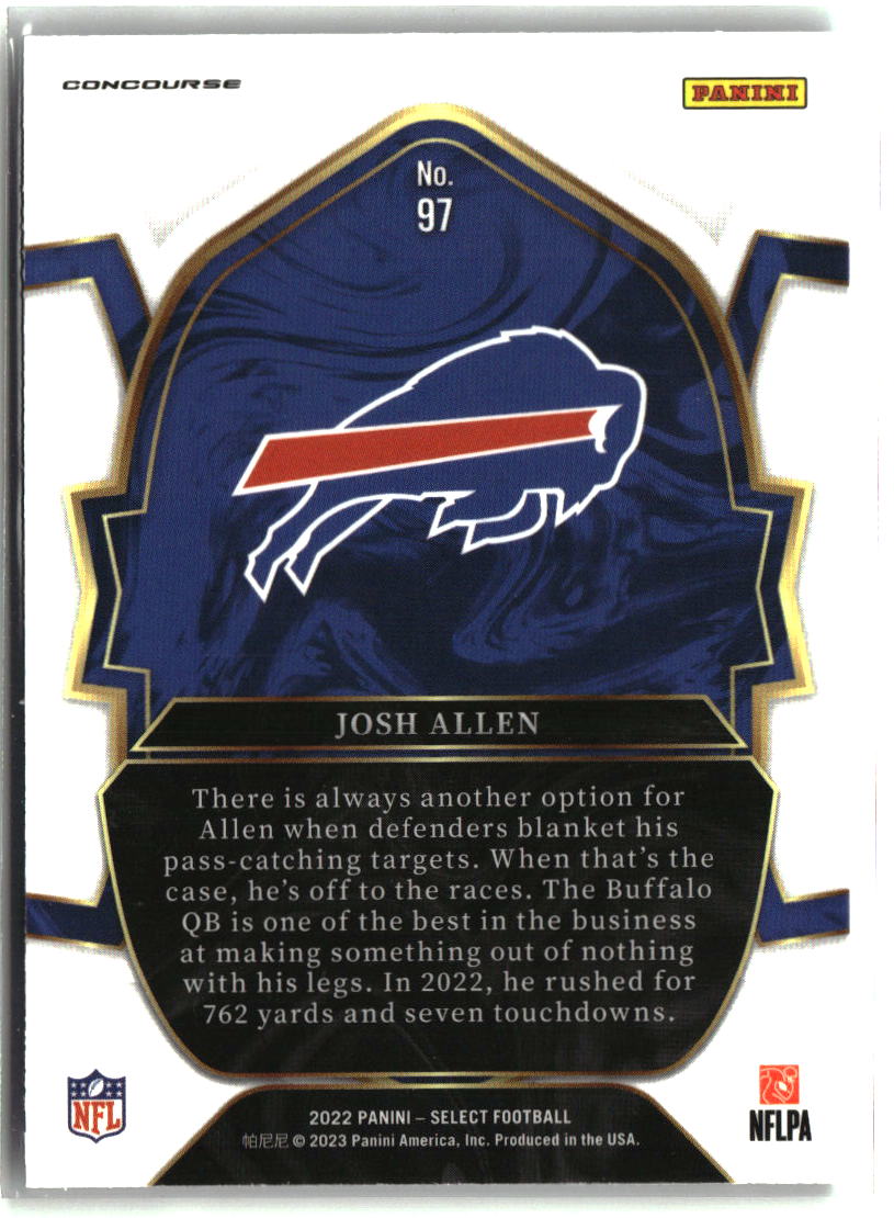 Josh Allen 2022 Panini Select #97