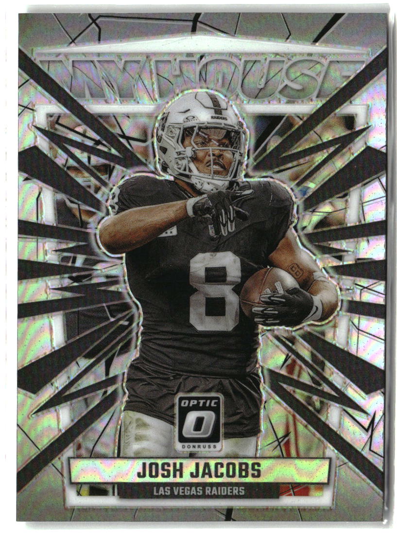 Josh Jacobs 2023 Clearly Donruss My House #8