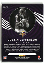 Justin Jefferson 2023 Panini Illusions #72