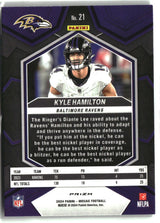 Kyle Hamilton 2024 Panini Mosaic Mosaic Green #21