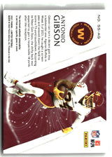 Antonio Gibson 2021 Limited Stadium Star Swatches Silver Spotlight #SS-AG #/75
