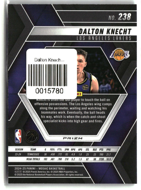 Dalton Knecht 2024-25 Panini Mosaic Mosaic #238
