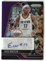 Erica Wheeler 2024 Panini Prizm WNBA Signatures Prizms Purple #SG-EW #/49