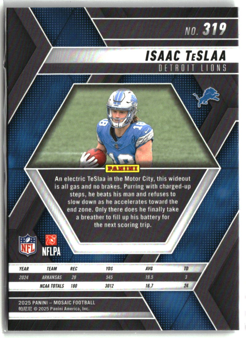 Isaac TeSlaa 2025 Panini Mosaic #319