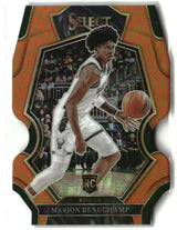 MarJon Beauchamp 2022-23 Panini Select Orange Prizms Die Cut #179 #/65