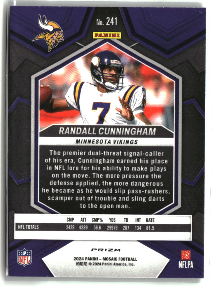 Randall Cunningham 2024 Panini Mosaic Mosaic Green #241