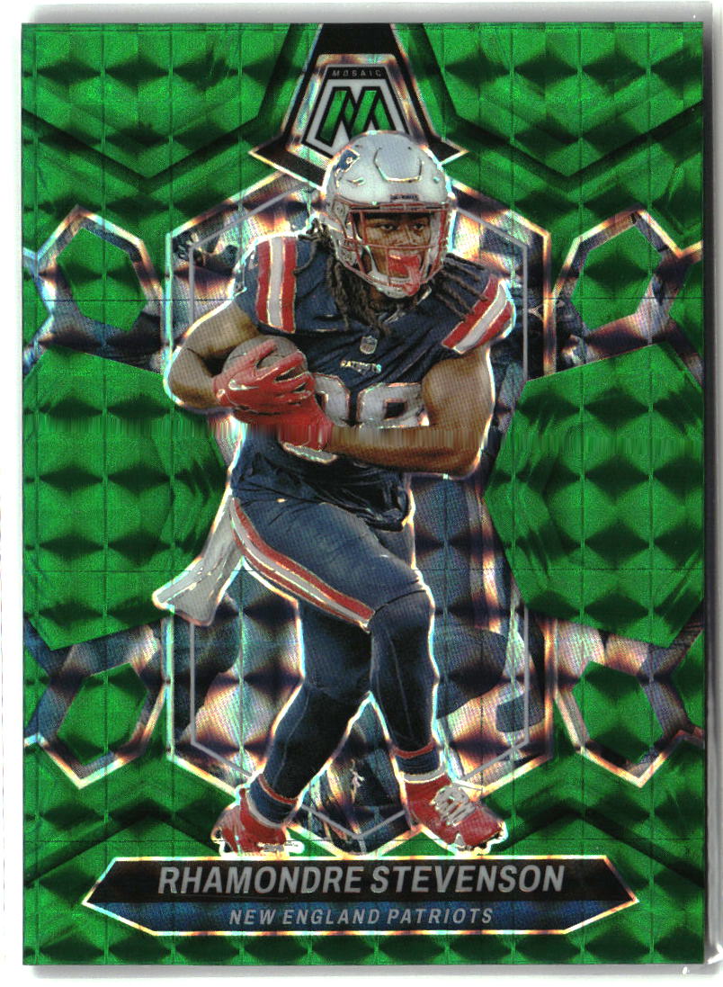 Rhamondre Stevenson 2024 Panini Mosaic Mosaic Green #149