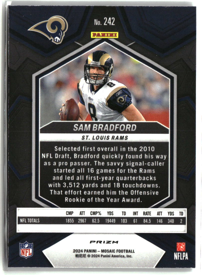 Sam Bradford 2024 Panini Mosaic Mosaic #242