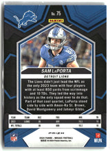 Sam LaPorta 2024 Panini Mosaic Mosaic Green #75
