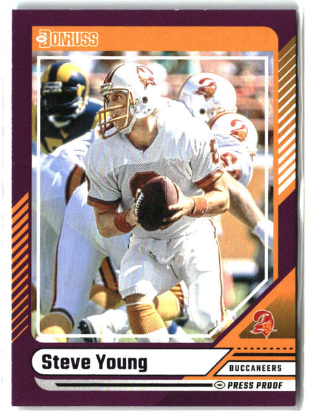 Steve Young 2024 Donruss Press Proof Purple #135