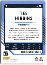 Tee Higgins 2024 Donruss Press Proof Purple #82