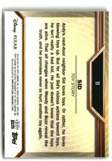Sid 2025 Topps Pixar Gold #11