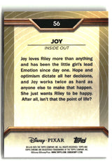 Joy 2025 Topps Pixar Gold Prism Gold Etch Refractor #56