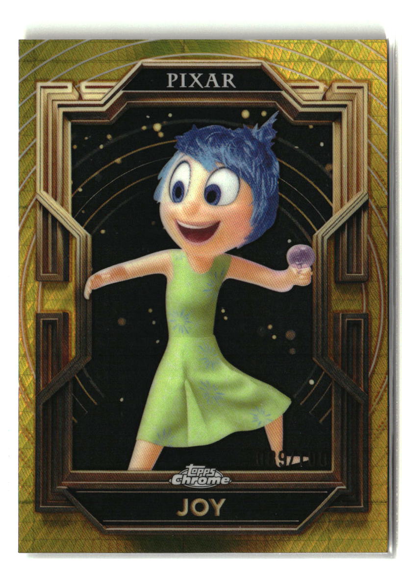 Joy 2025 Topps Pixar Gold Prism Gold Etch Refractor #56