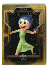 Joy 2025 Topps Pixar Gold Prism Gold Etch Refractor #56