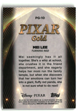 Mei Lee 2025 Topps Pixar Gold Pixar Gold #PG-10