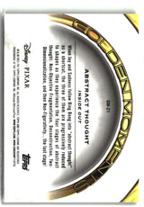 Abstract Thought - Inside Out 2025 Topps Pixar Gold Golden Moments #GM-21