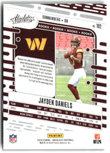 Jayden Daniels 2024 Panini Absolute Retail #102