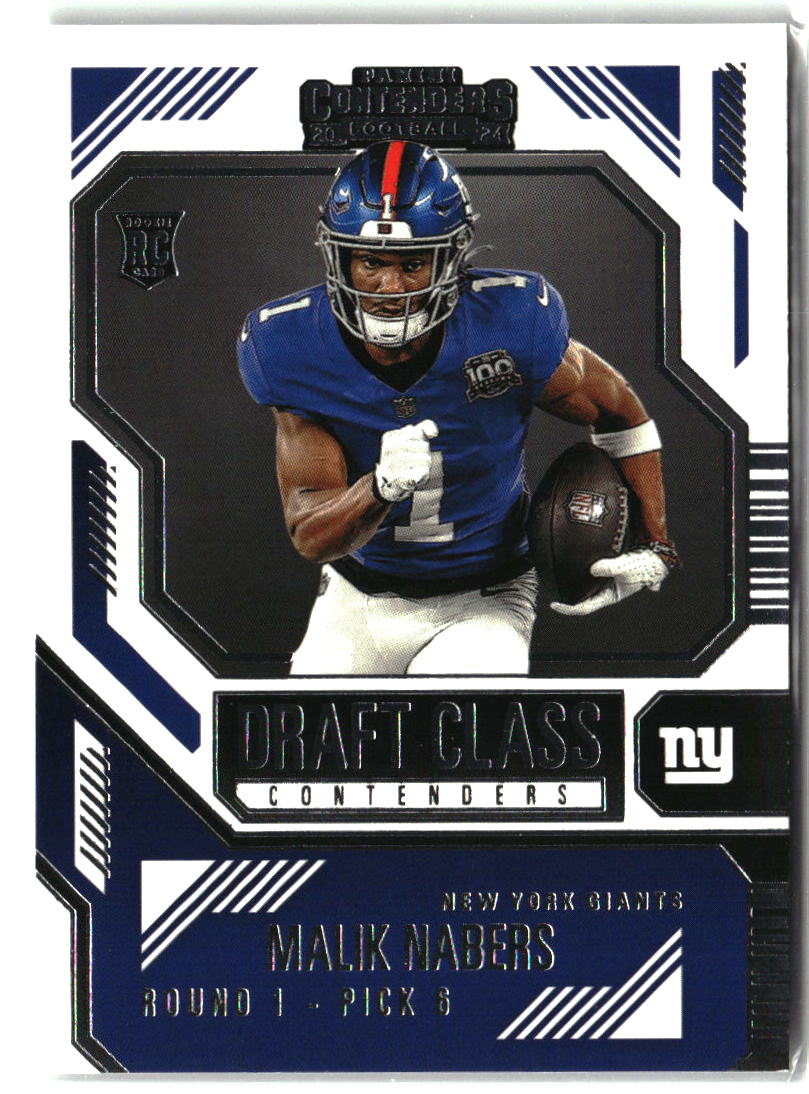 Malik Nabers 2024 Panini Contenders Draft Class Contenders #5