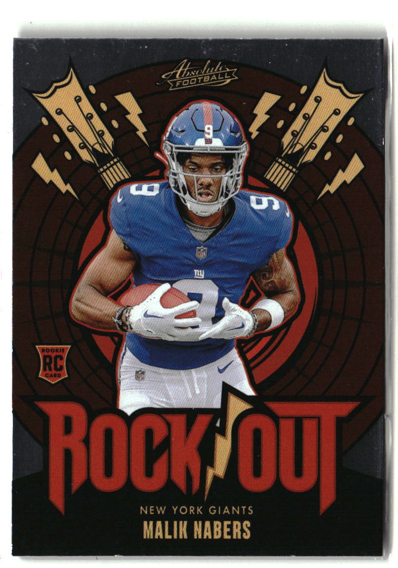 Malik Nabers 2024 Panini Absolute Rock Out #RO-MNS