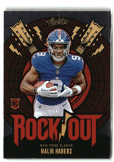 Malik Nabers 2024 Panini Absolute Rock Out #RO-MNS